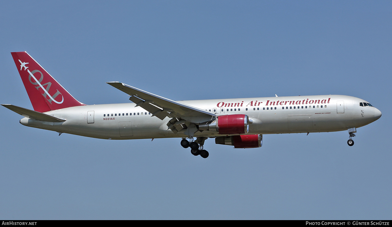 Aircraft Photo of N351AX | Boeing 767-33A/ER | Omni Air International - OAI | AirHistory.net #296158