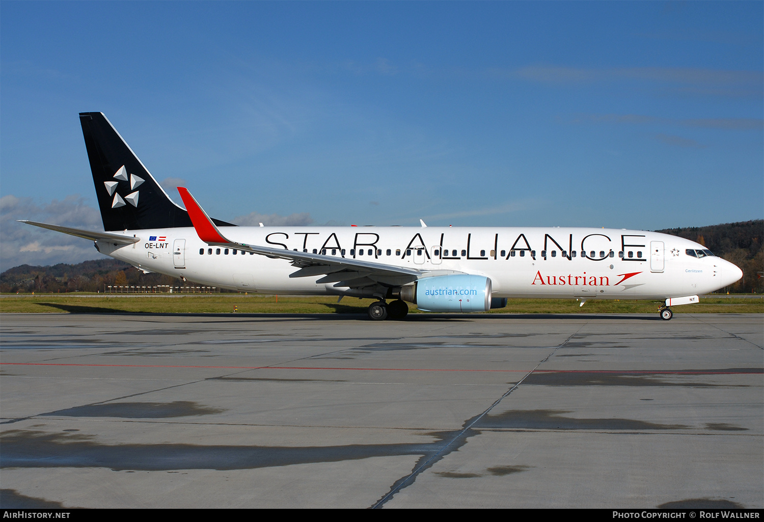 Aircraft Photo of OE-LNT | Boeing 737-8Z9 | Austrian Airlines | AirHistory.net #296170