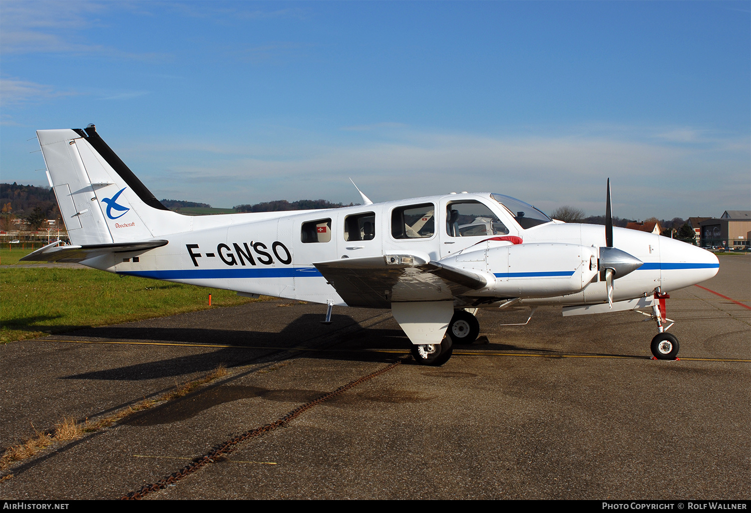 Aircraft Photo of F-GNSO | Raytheon 58 Baron | DGAC - Direction Générale de l'Aviation Civile | AirHistory.net #296171