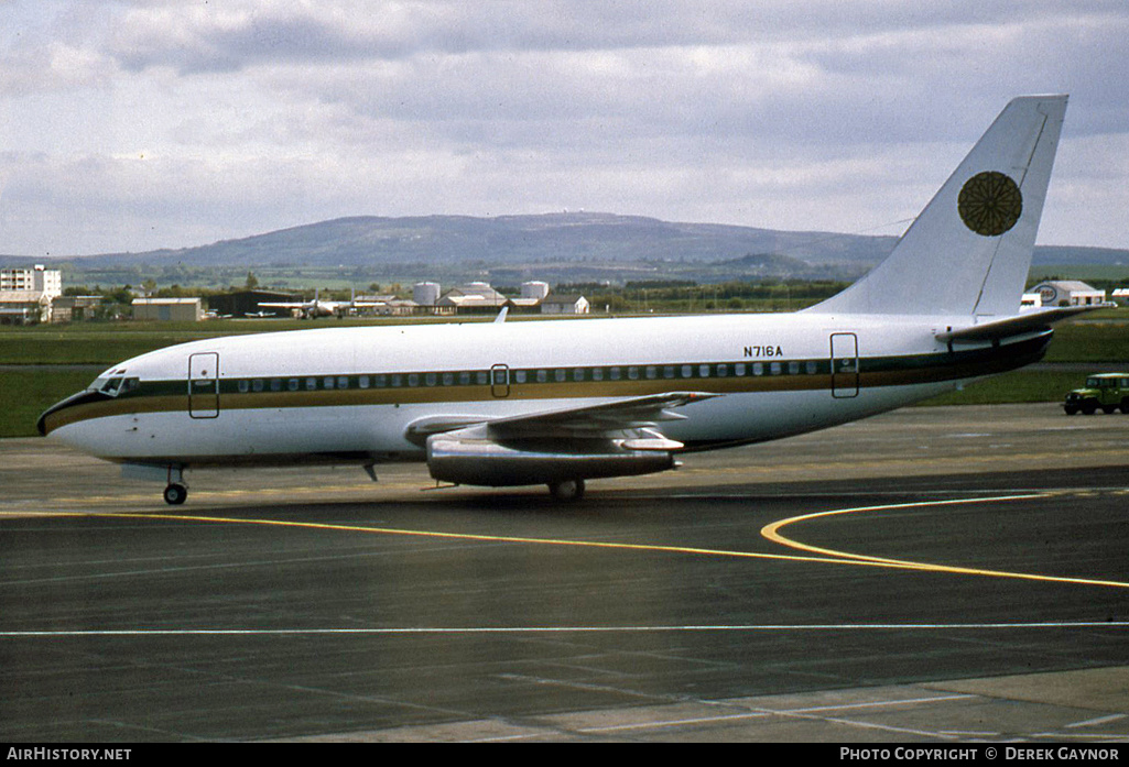 Aircraft Photo of N716A | Boeing 737-2S2C/Adv | Aramco | AirHistory.net #296175