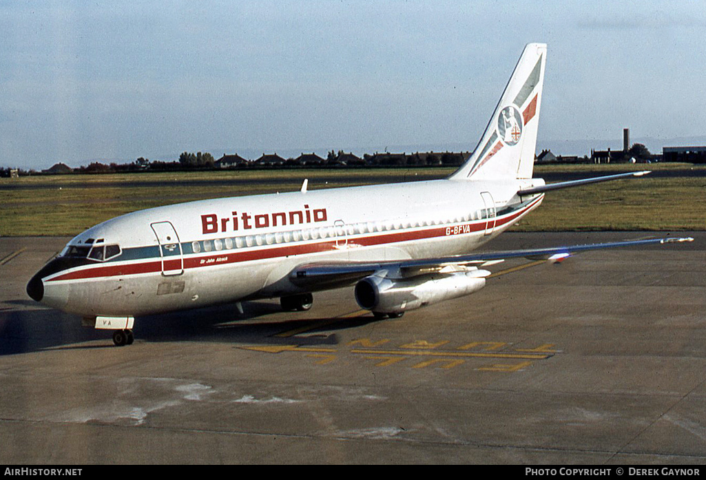 Aircraft Photo of G-BFVA | Boeing 737-204/Adv | Britannia Airways | AirHistory.net #296179