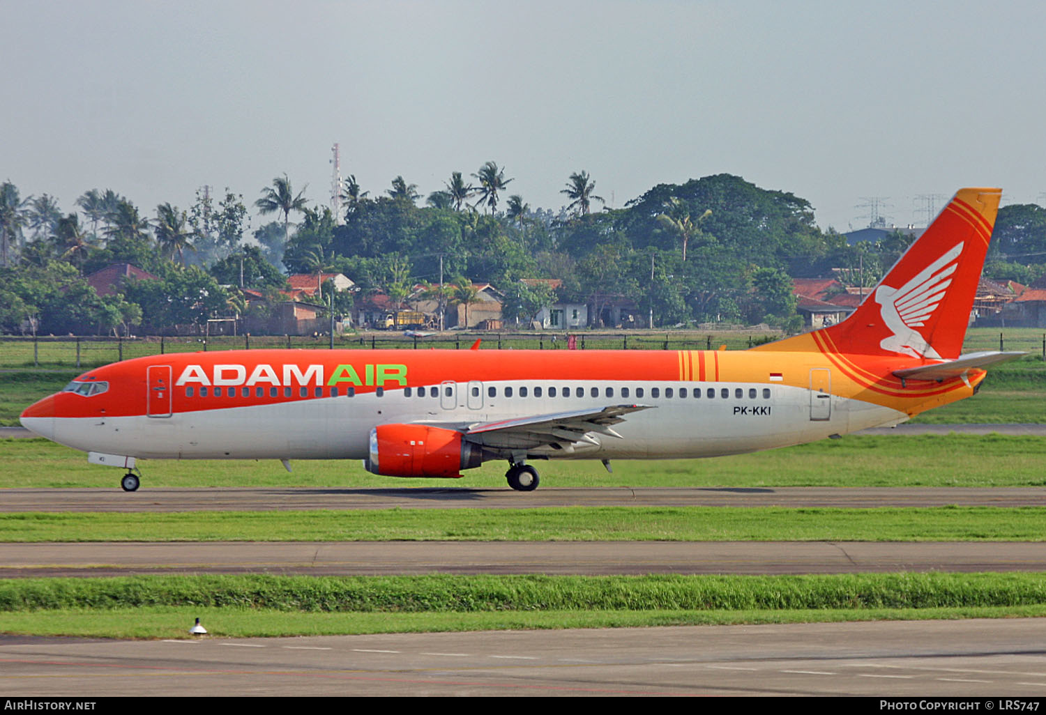 Aircraft Photo of PK-KKI | Boeing 737-4Q8 | AdamAir | AirHistory.net #296180