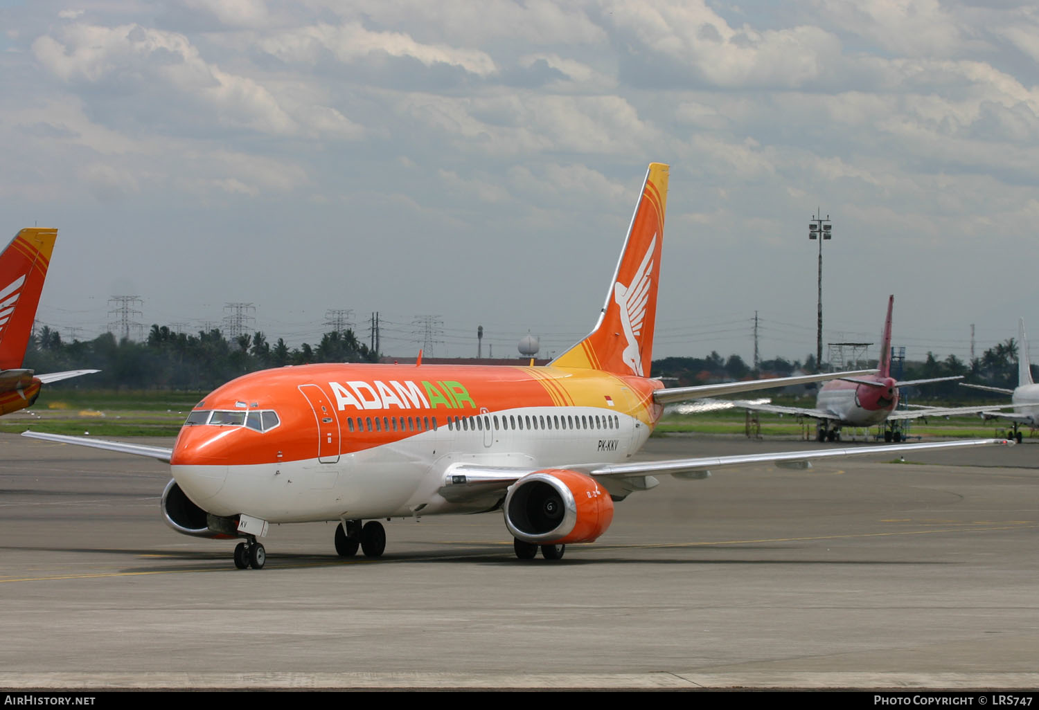Aircraft Photo of PK-KKV | Boeing 737-33A | AdamAir | AirHistory.net #296181