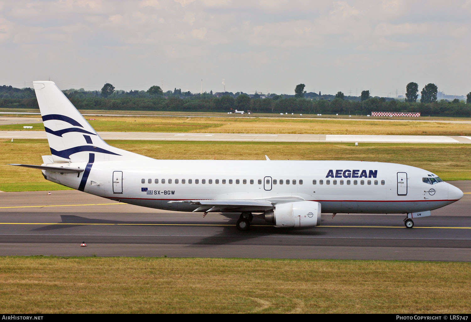 Aircraft Photo of SX-BGW | Boeing 737-31S | Aegean Airlines | AirHistory.net #296187