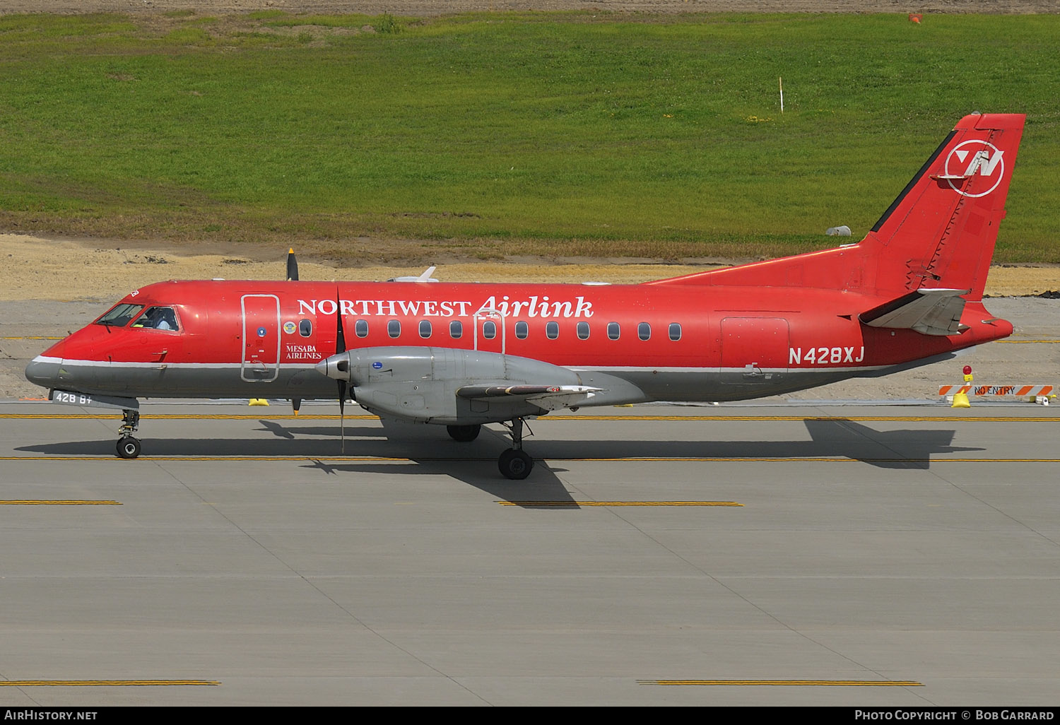 Aircraft Photo of N428XJ | Saab 340B/Plus | Northwest Airlink | AirHistory.net #296278