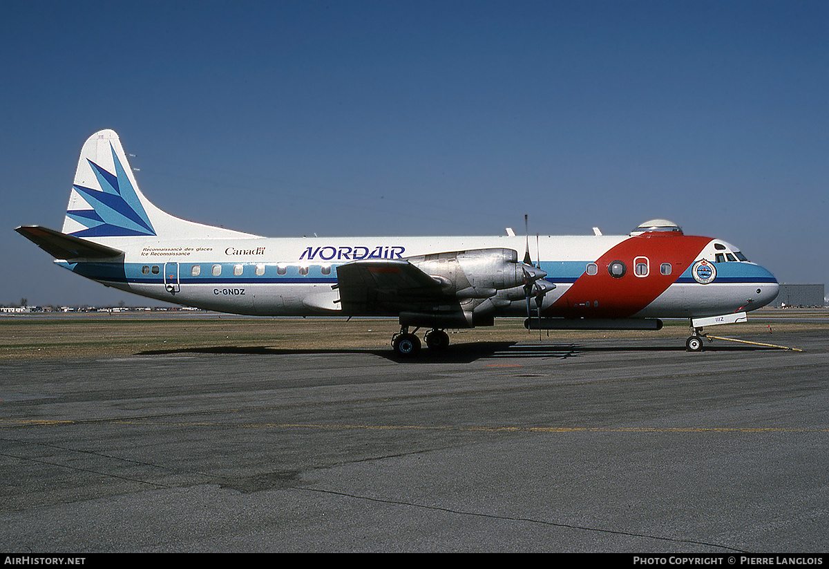 Aircraft Photo of C-GNDZ | Lockheed L-188C(IR) Electra | Nordair | AirHistory.net #296287