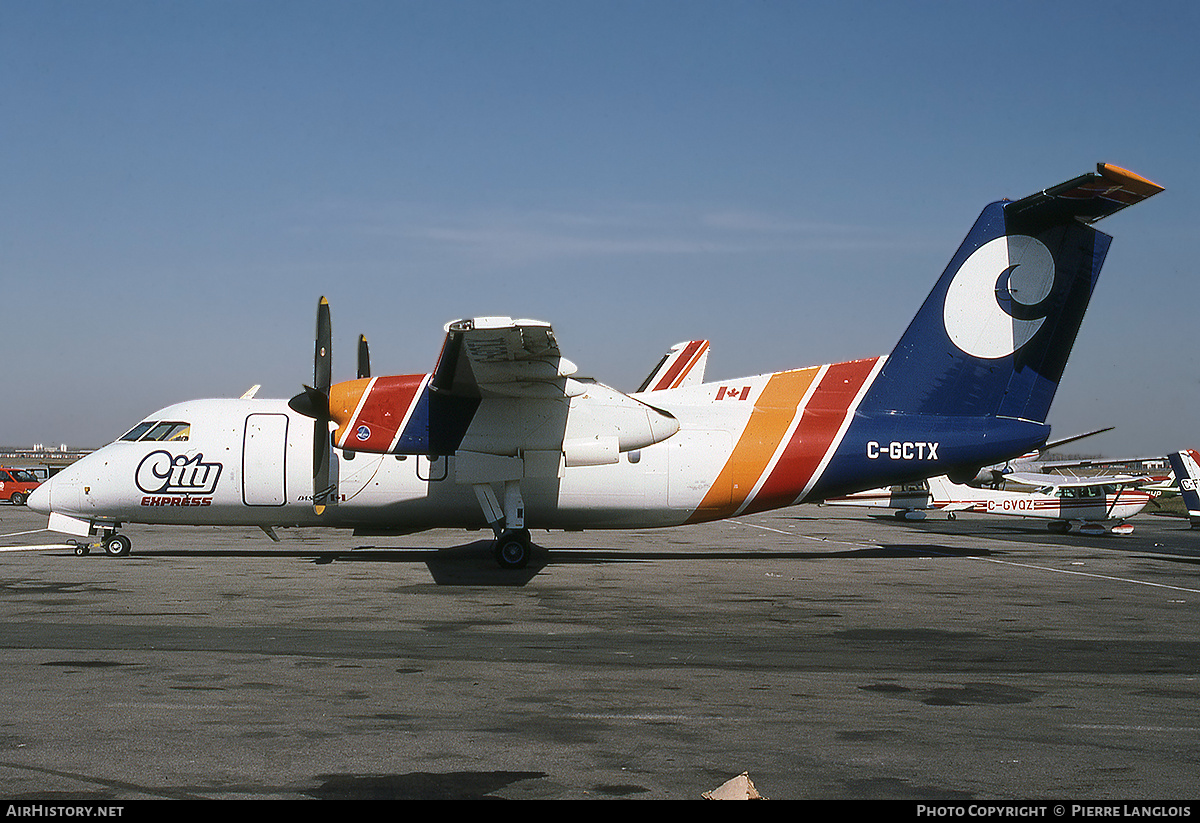 Aircraft Photo of C-GCTX | De Havilland Canada DHC-8-102 Dash 8 | City Express - Cité Express | AirHistory.net #296291
