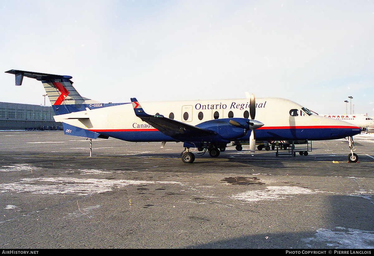 Aircraft Photo of C-GGGA | Raytheon 1900D | Ontario Regional | AirHistory.net #296297