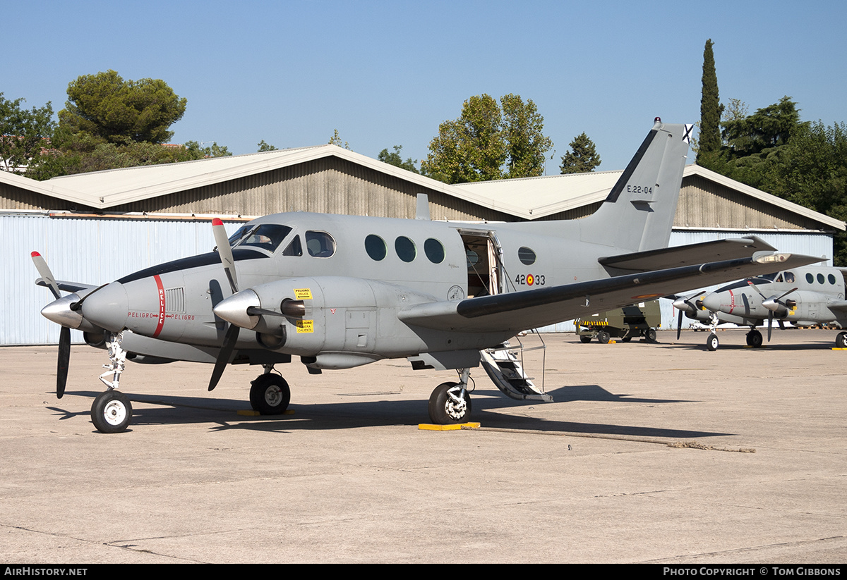 Aircraft Photo of E.22-04 | Beech C90 King Air | Spain - Air Force | AirHistory.net #296302