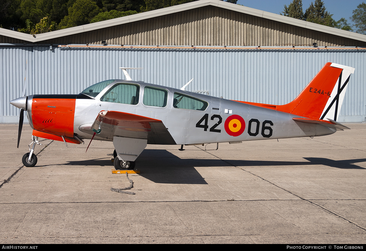 Aircraft Photo of E.24A-6 | Beech F33C Bonanza | Spain - Air Force | AirHistory.net #296303