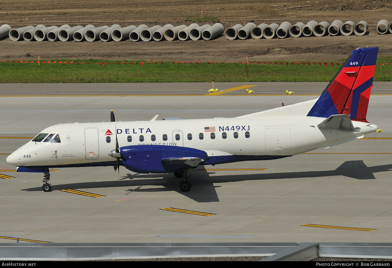 Aircraft Photo of N449XJ | Saab 340B/Plus | Delta Connection | AirHistory.net #296320