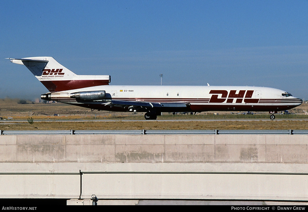 Aircraft Photo of EC-HAH | Boeing 727-223/Adv(F) | DHL Worldwide Express | AirHistory.net #296322