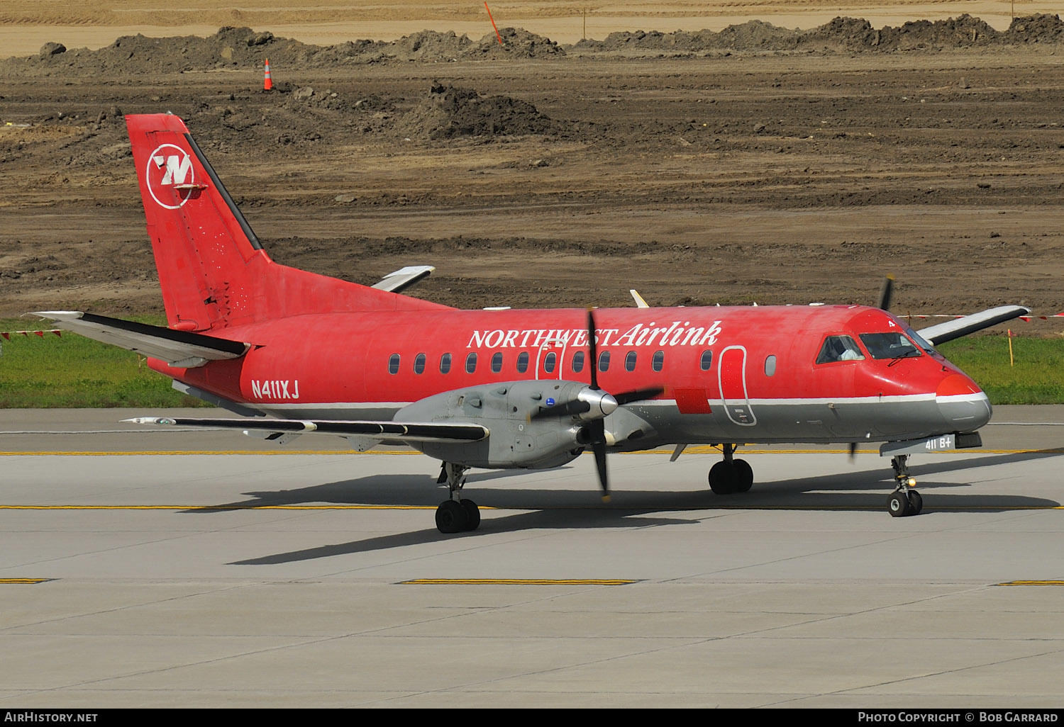 Aircraft Photo of N411XJ | Saab 340B | Northwest Airlink | AirHistory.net #296325