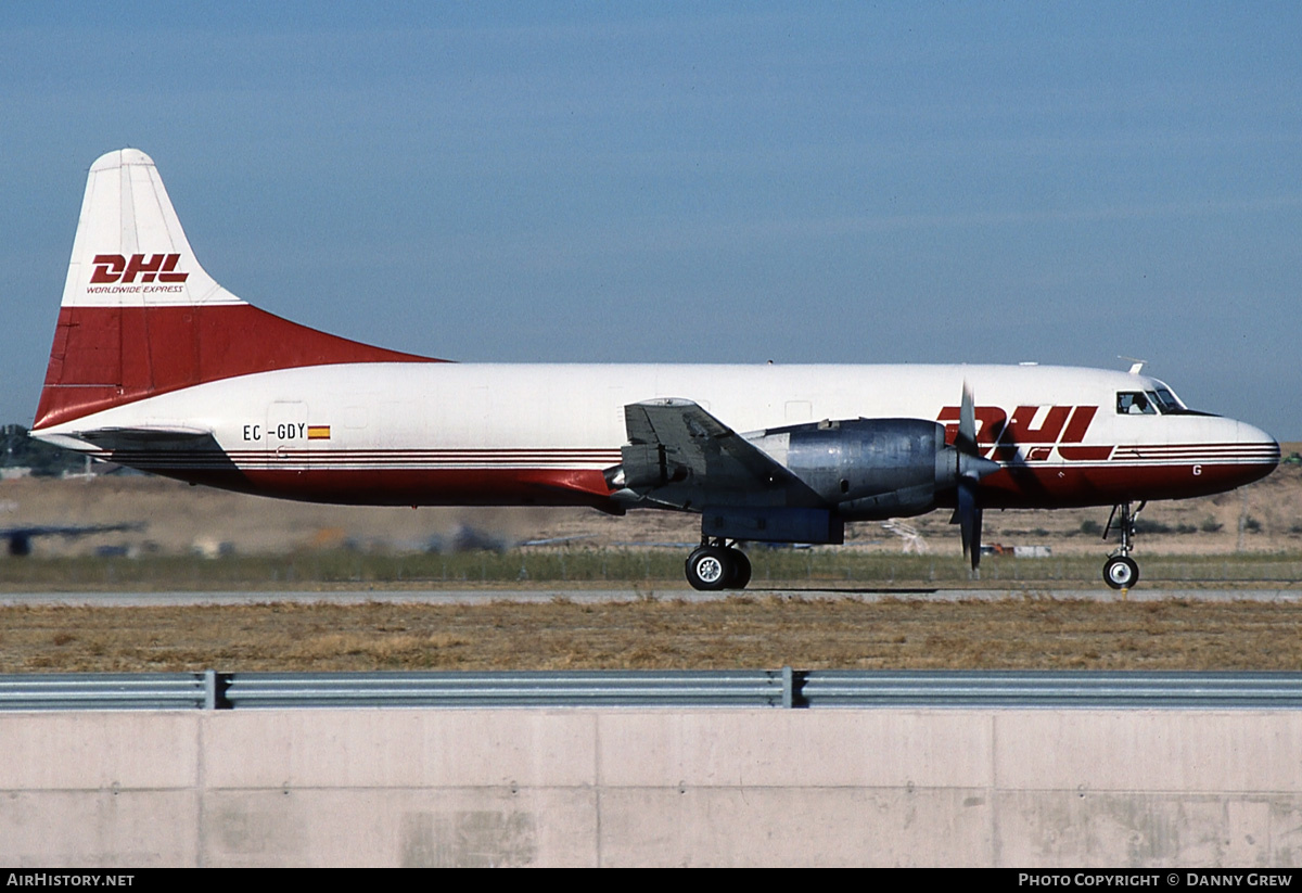 Aircraft Photo of EC-GDY | Convair 580/F | DHL Worldwide Express | AirHistory.net #296327
