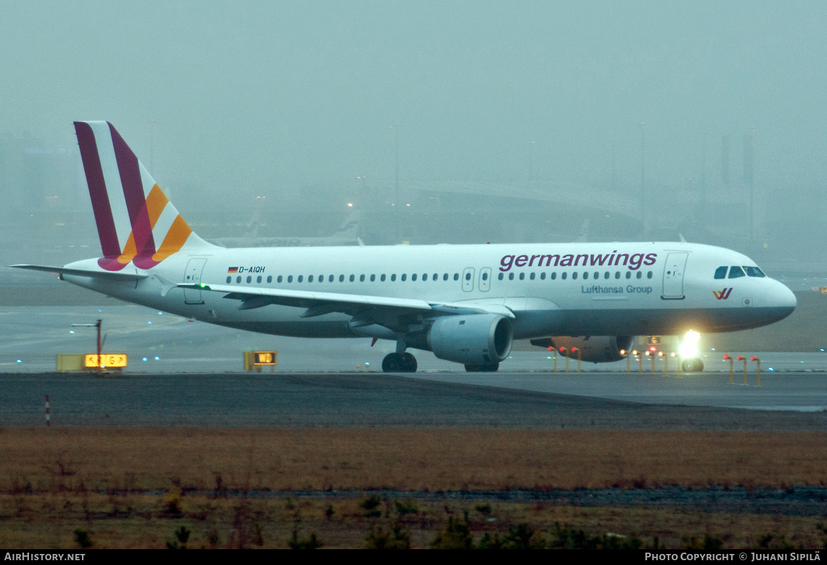 Aircraft Photo of D-AIQH | Airbus A320-211 | Germanwings | AirHistory.net #296341
