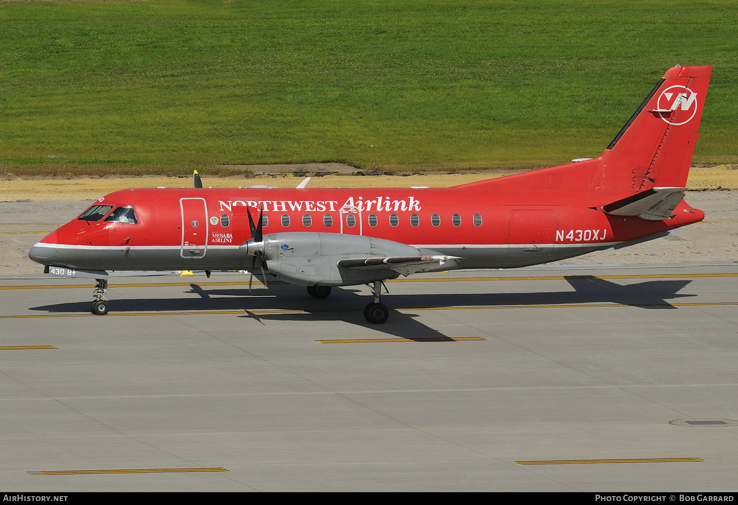 Aircraft Photo of N430XJ | Saab 340B | Northwest Airlink | AirHistory.net #296355