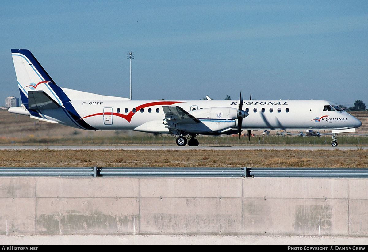 Aircraft Photo of F-GMVF | Saab 2000 | Régional Airlines | AirHistory.net #296361