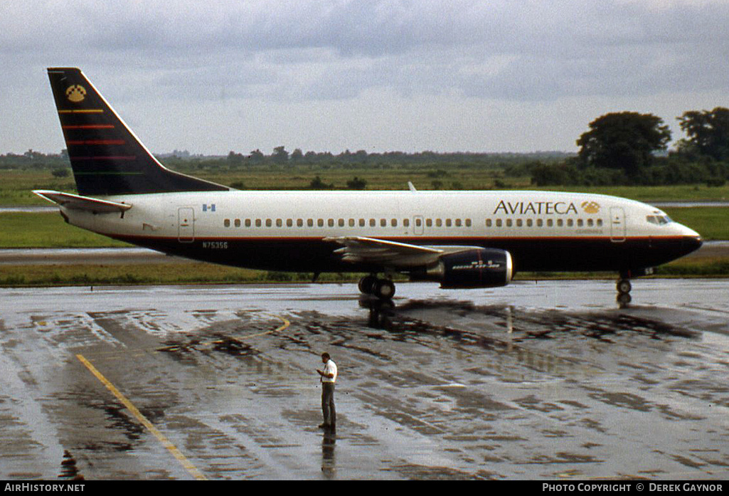 Aircraft Photo of N75356 | Boeing 737-3T0 | Aviateca | AirHistory.net #296367