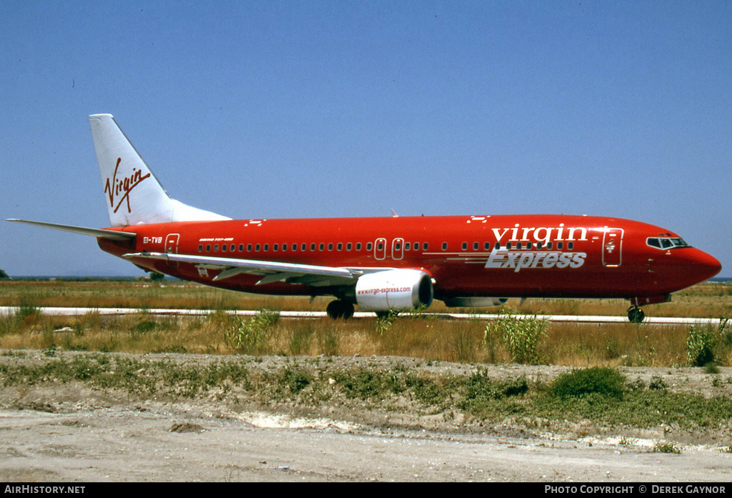 Aircraft Photo of EI-TVB | Boeing 737-43Q | Virgin Express | AirHistory.net #296373