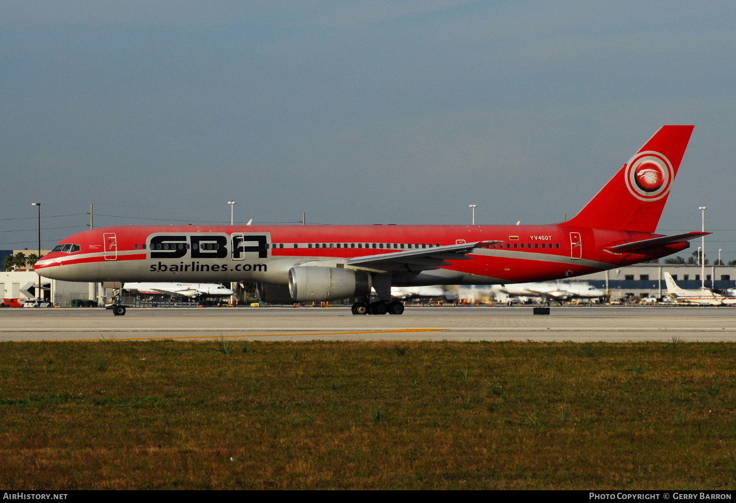 Aircraft Photo of YV450T | Boeing 757-236 | SBA Airlines | AirHistory.net #296383
