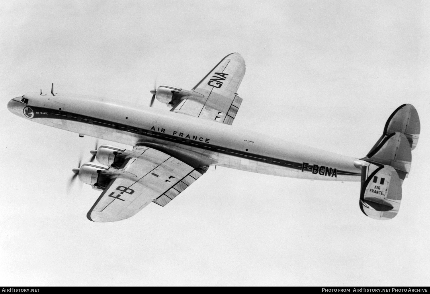 Aircraft Photo of F-BGNA | Lockheed L-1049C Super Constellation | Air France | AirHistory.net #296387