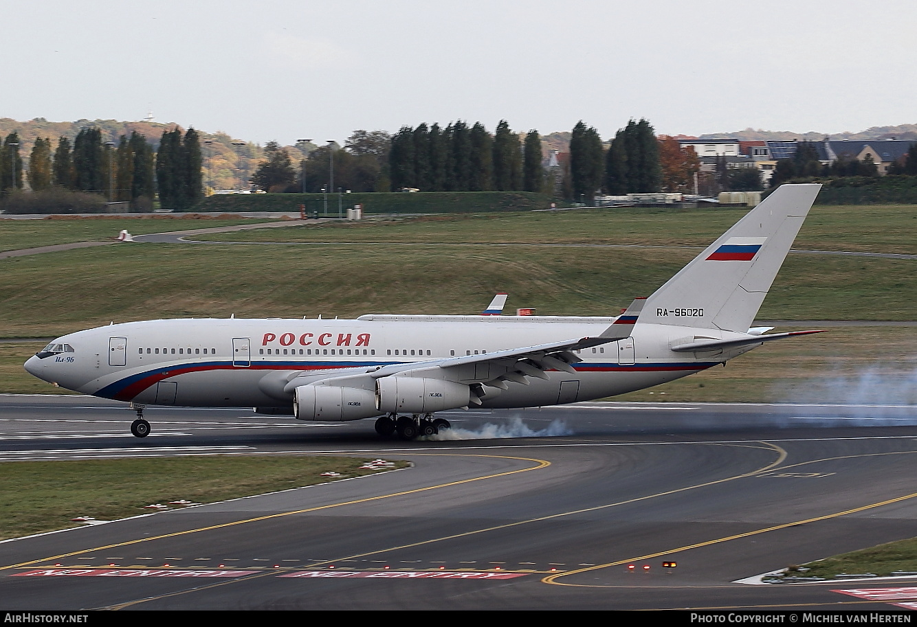 Aircraft Photo of RA-96020 | Ilyushin Il-96-300PU | Rossiya - Special Flight Detachment | AirHistory.net #296412