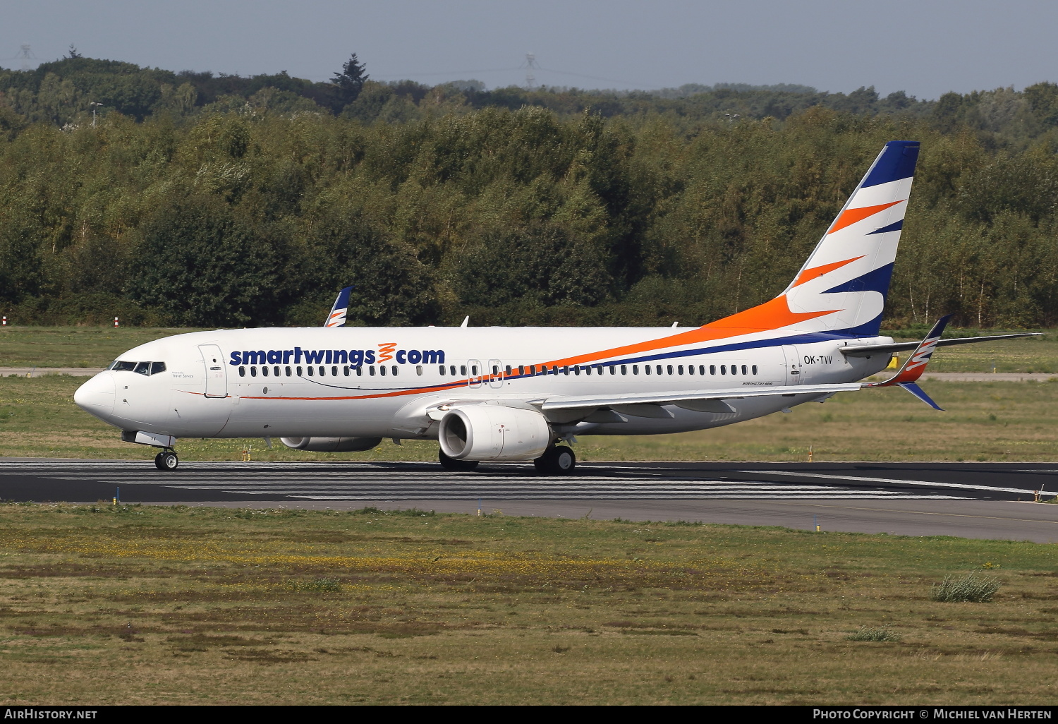 Aircraft Photo of OK-TVV | Boeing 737-86N | Smartwings | AirHistory.net #296421