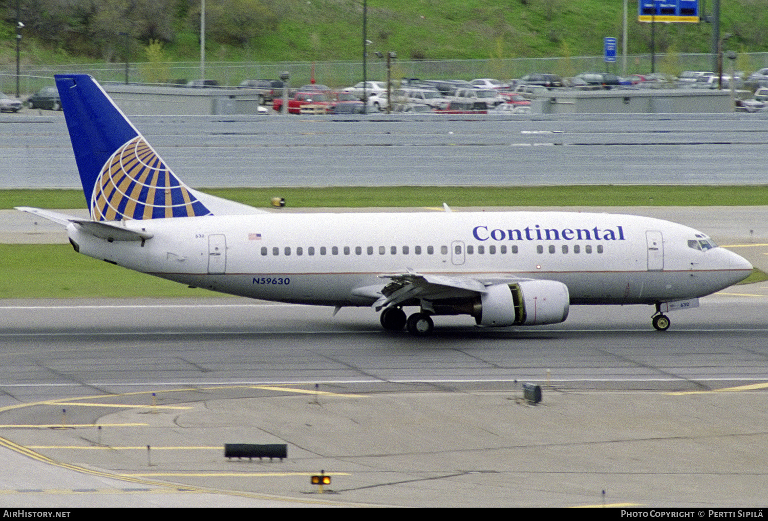 Aircraft Photo of N59630 | Boeing 737-524 | Continental Airlines | AirHistory.net #296427