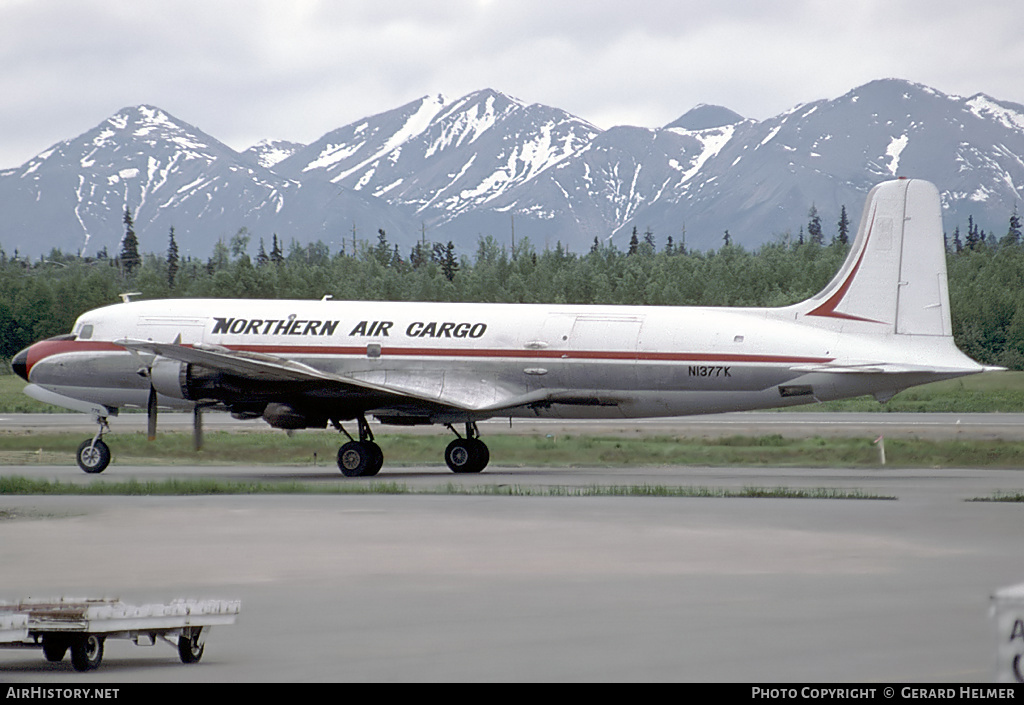 Aircraft Photo of N1377K | Douglas C-118A Liftmaster | Northern Air Cargo - NAC | AirHistory.net #296434