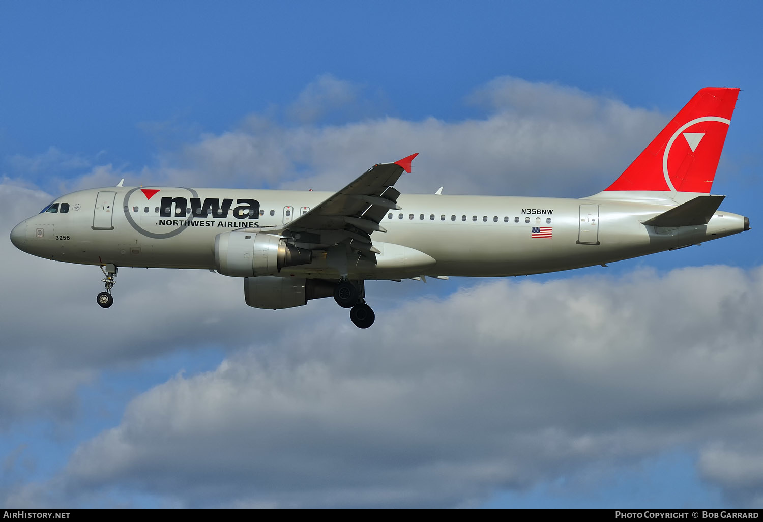 Aircraft Photo of N356NW | Airbus A320-212 | Northwest Airlines | AirHistory.net #296456