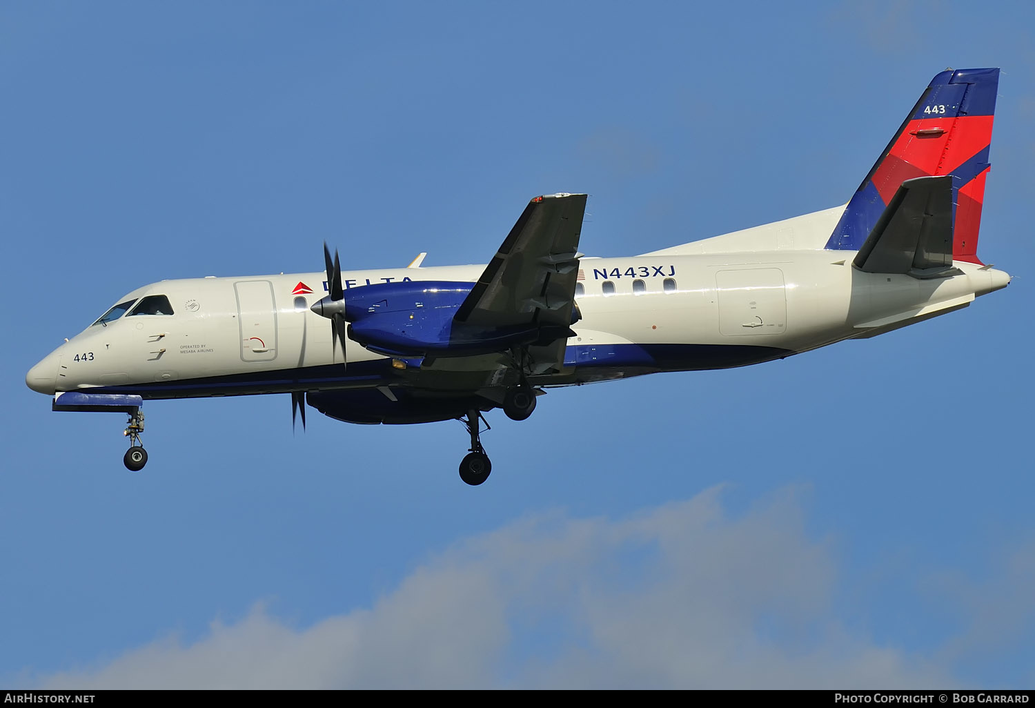 Aircraft Photo of N443XJ | Saab 340B | Delta Connection | AirHistory.net #296461