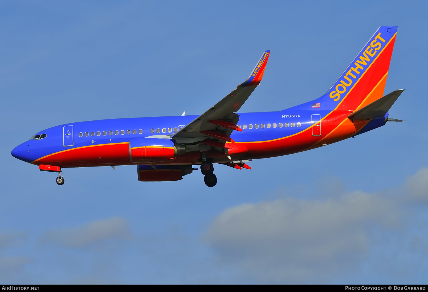 Aircraft Photo of N735SA | Boeing 737-7H4 | Southwest Airlines | AirHistory.net #296467