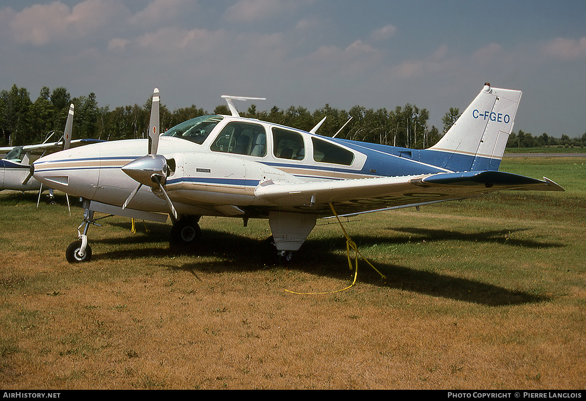 Aircraft Photo of C-FGEO | Beech B55 Baron (95-B55) | AirHistory.net #296473
