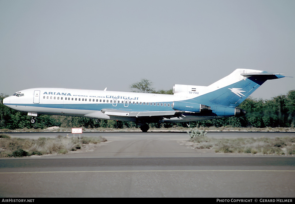 Aircraft Photo of YA-FAU | Boeing 727-113C | Ariana Afghan Airlines | AirHistory.net #296476