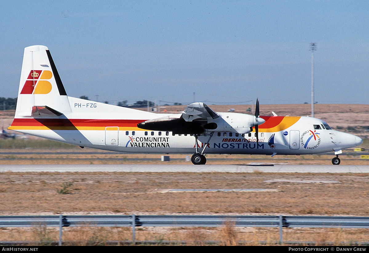 Aircraft Photo of PH-FZG | Fokker 50 | Iberia Regional | AirHistory.net #296528