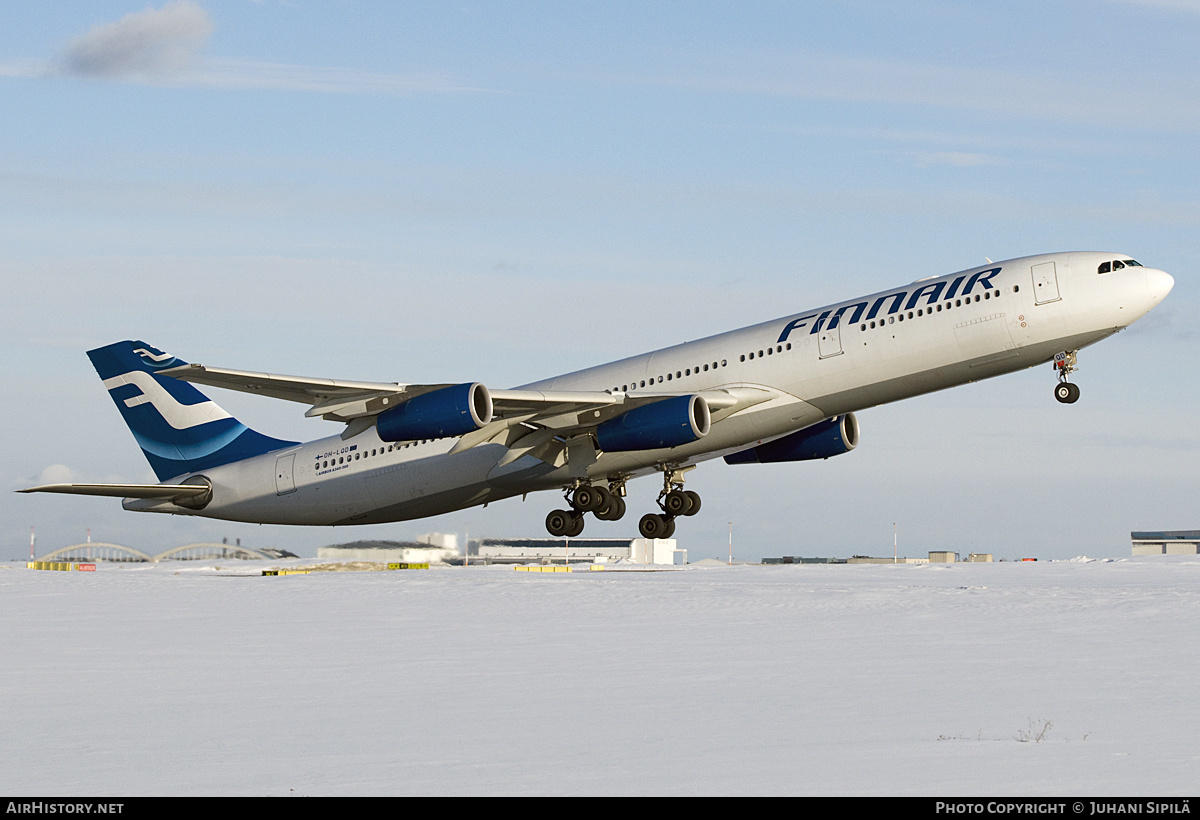 Aircraft Photo of OH-LQD | Airbus A340-313 | Finnair | AirHistory.net #296538
