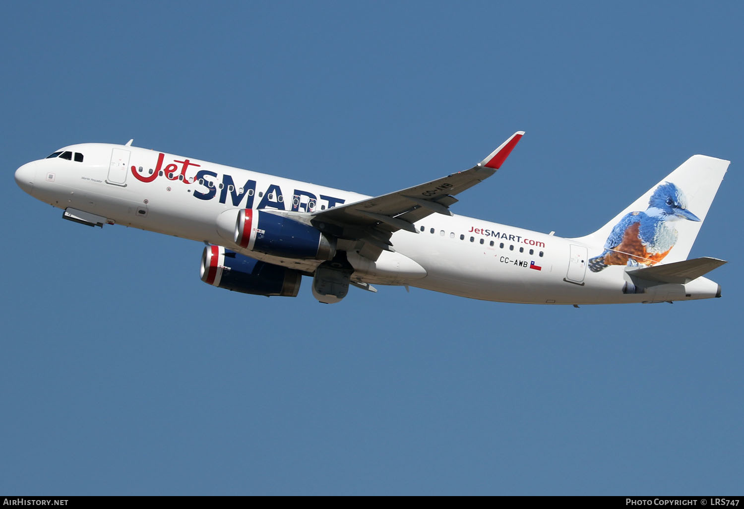 Aircraft Photo of CC-AWB | Airbus A320-232 | JetSmart | AirHistory.net #296547