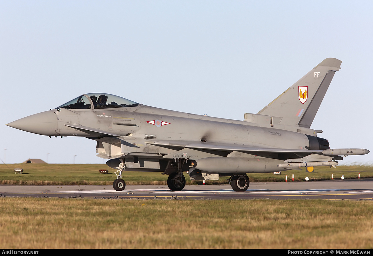 Aircraft Photo of ZK338 | Eurofighter EF-2000 Typhoon FGR4 | UK - Air Force | AirHistory.net #296566