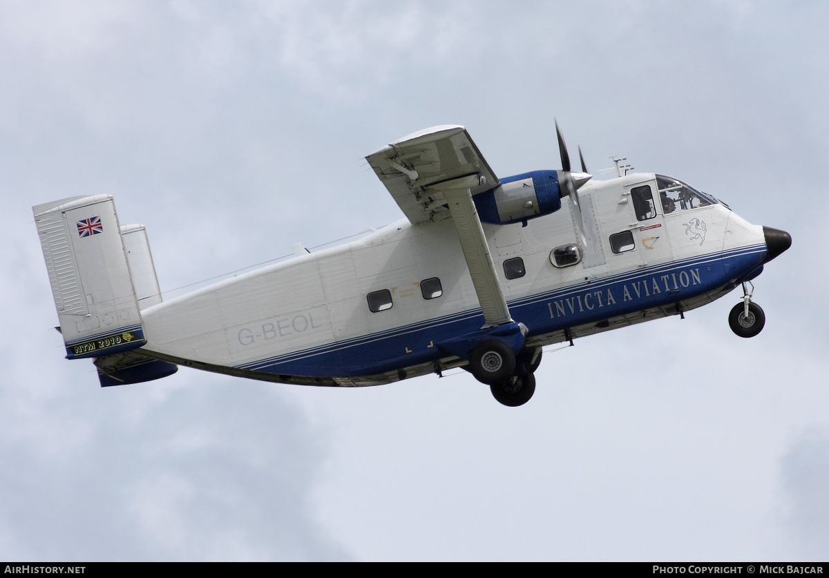 Aircraft Photo of G-BEOL | Short SC.7 Skyvan 3-200 | Invicta Aviation | AirHistory.net #296576
