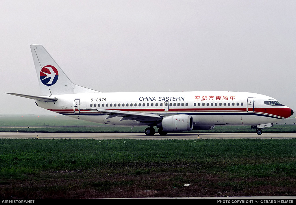 Aircraft Photo of B-2978 | Boeing 737-36N | China Eastern Airlines | AirHistory.net #296596