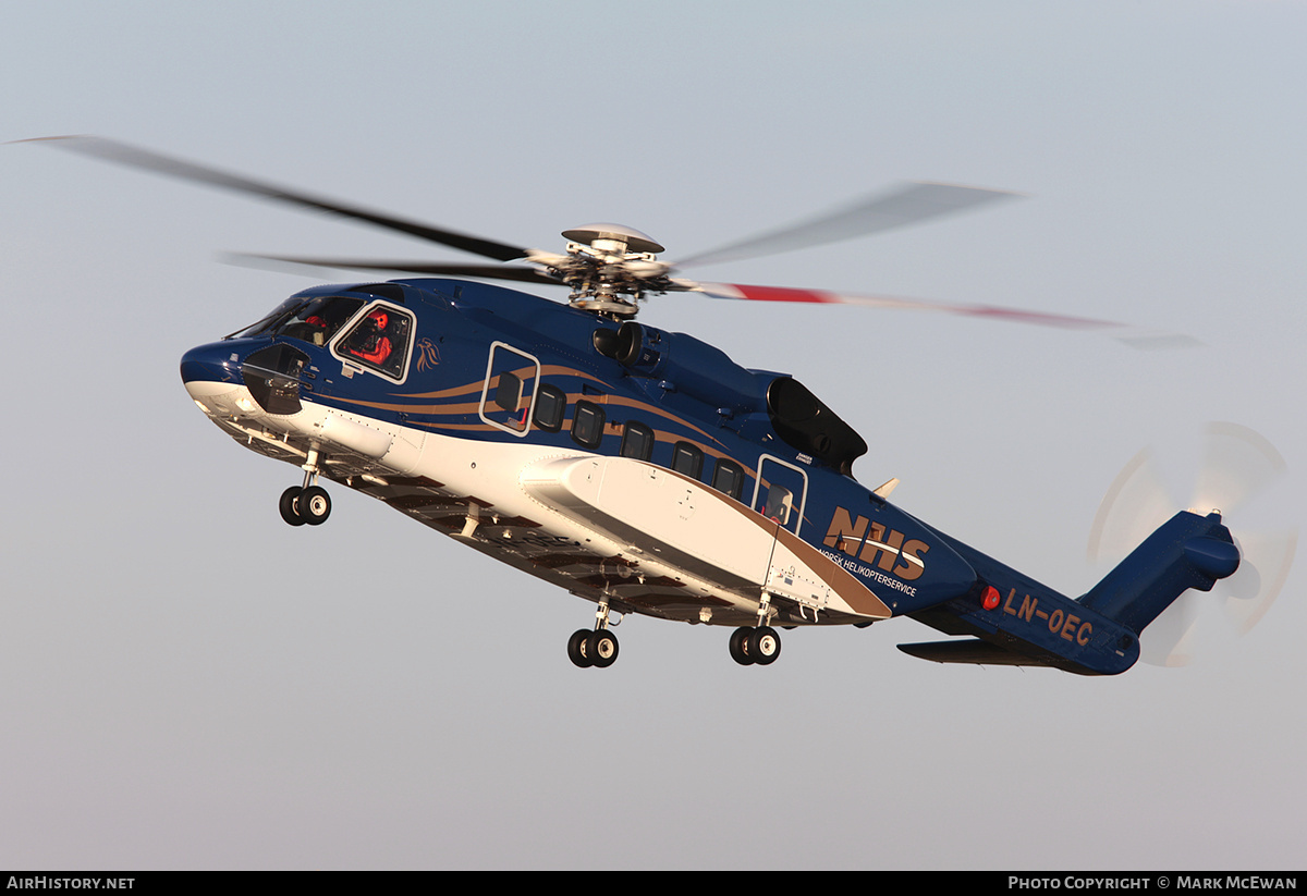 Aircraft Photo of LN-OEC | Sikorsky S-92A | Norsk Helikopterservice - NHS | AirHistory.net #296598