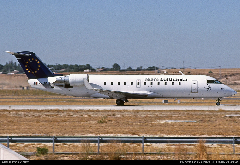 Aircraft Photo of F-GPTF | Bombardier CRJ-100ER (CL-600-2B19) | Team Lufthansa | AirHistory.net #296618