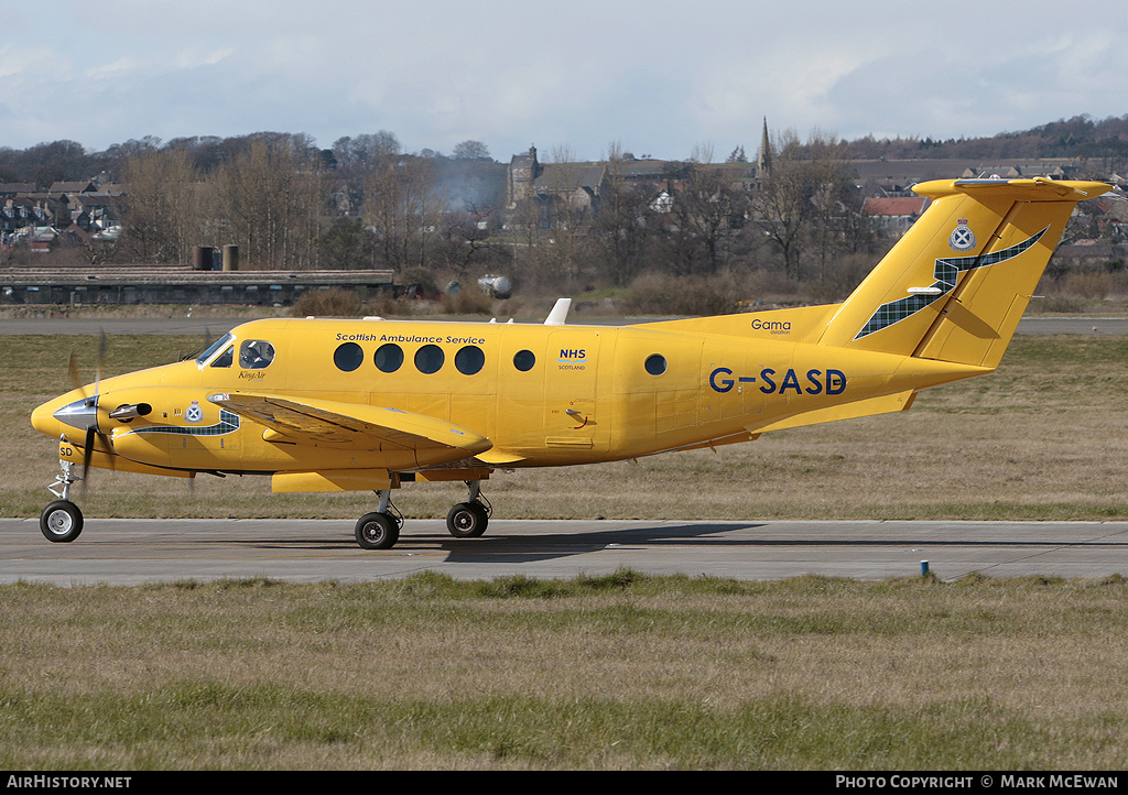 Aircraft Photo of G-SASD | Raytheon B200C King Air | Scottish Ambulance Service | AirHistory.net #296623