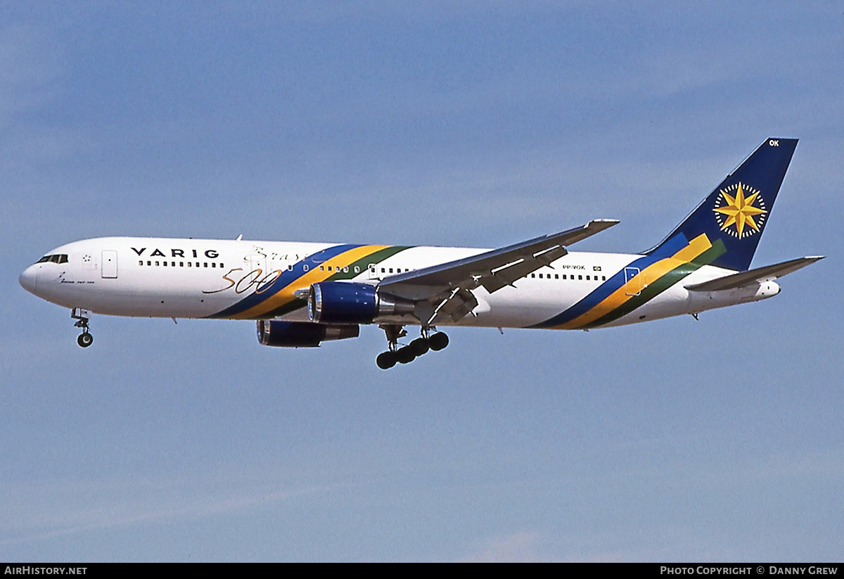 Aircraft Photo of PP-VOK | Boeing 767-341/ER | Varig | AirHistory.net #296635