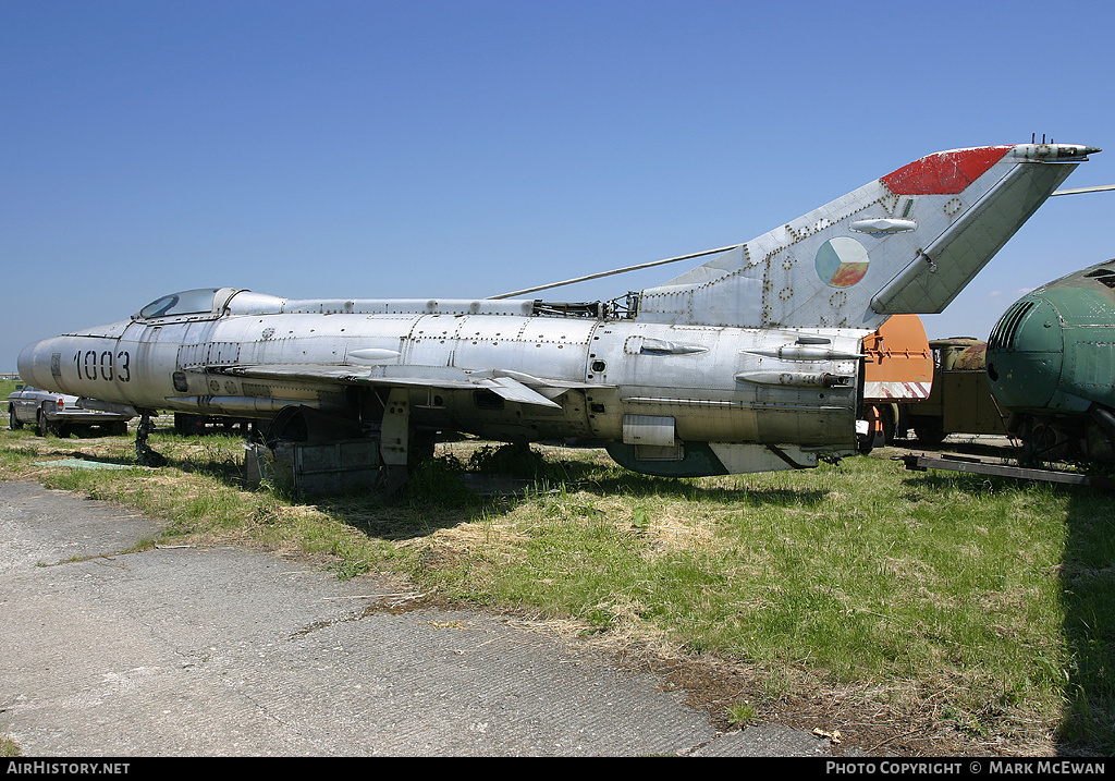 Aircraft Photo of 1003 | Aero S-106 (MiG-21F-13) | Czechoslovakia - Air Force | AirHistory.net #296640