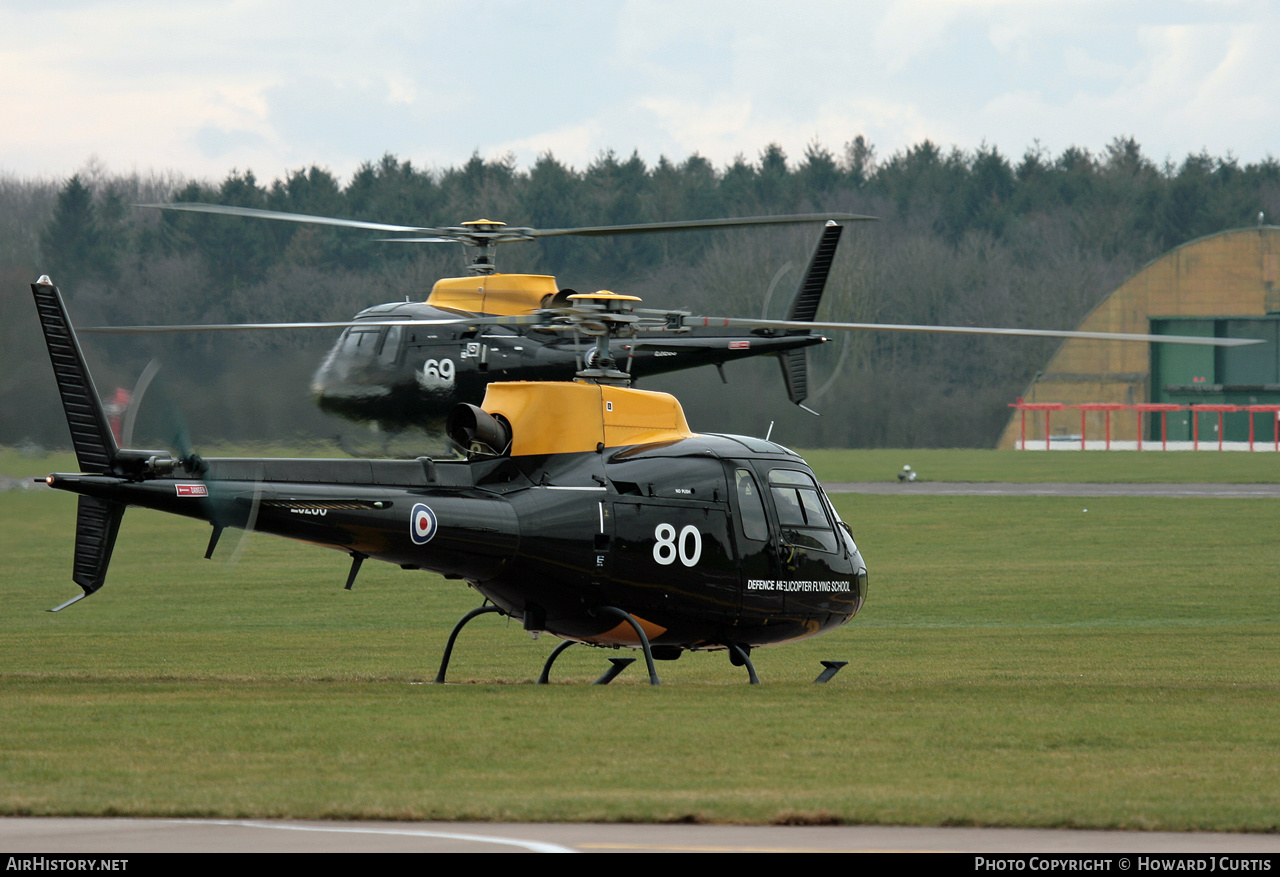 Aircraft Photo of ZJ280 | Eurocopter AS-350BB Squirrel HT1 | UK - Air Force | AirHistory.net #296643