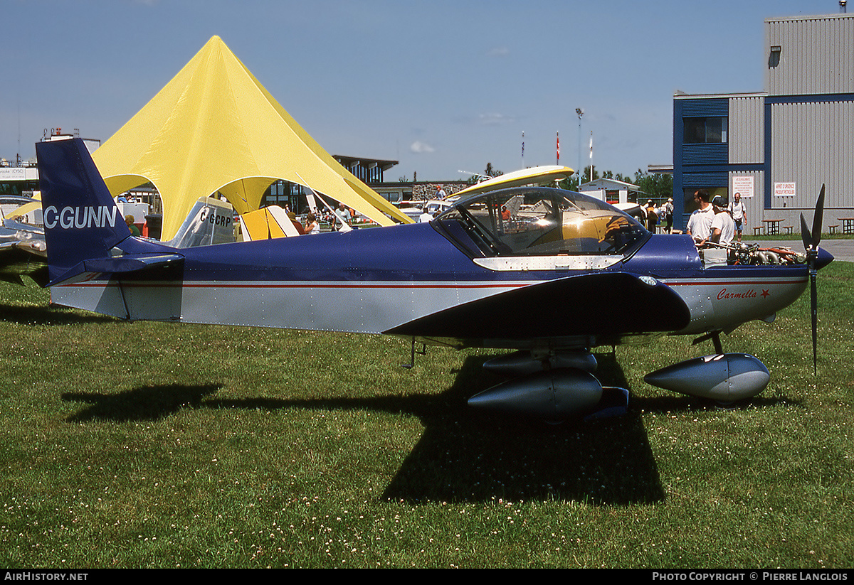 Aircraft Photo of C-GUNN | Zenair CH-601 Zodiac | AirHistory.net #296650