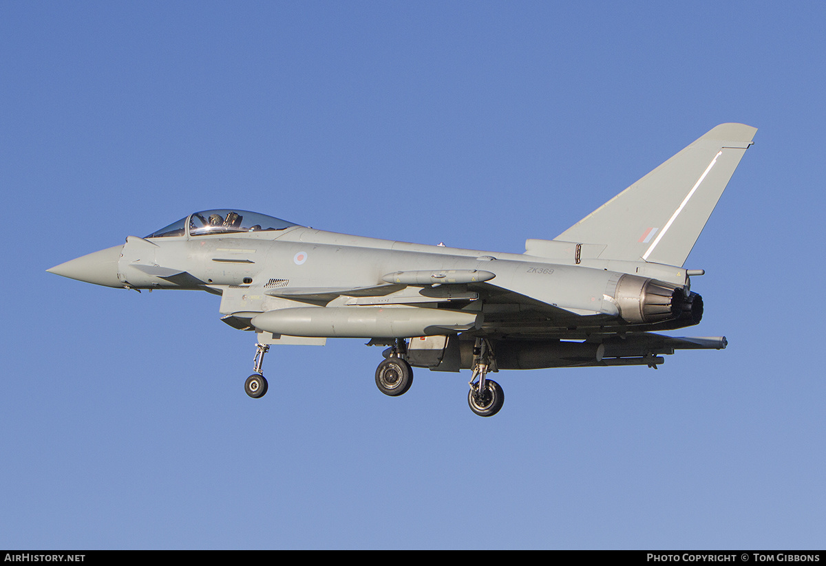 Aircraft Photo of ZK369 | Eurofighter EF-2000 Typhoon FGR4 | UK - Air Force | AirHistory.net #296663