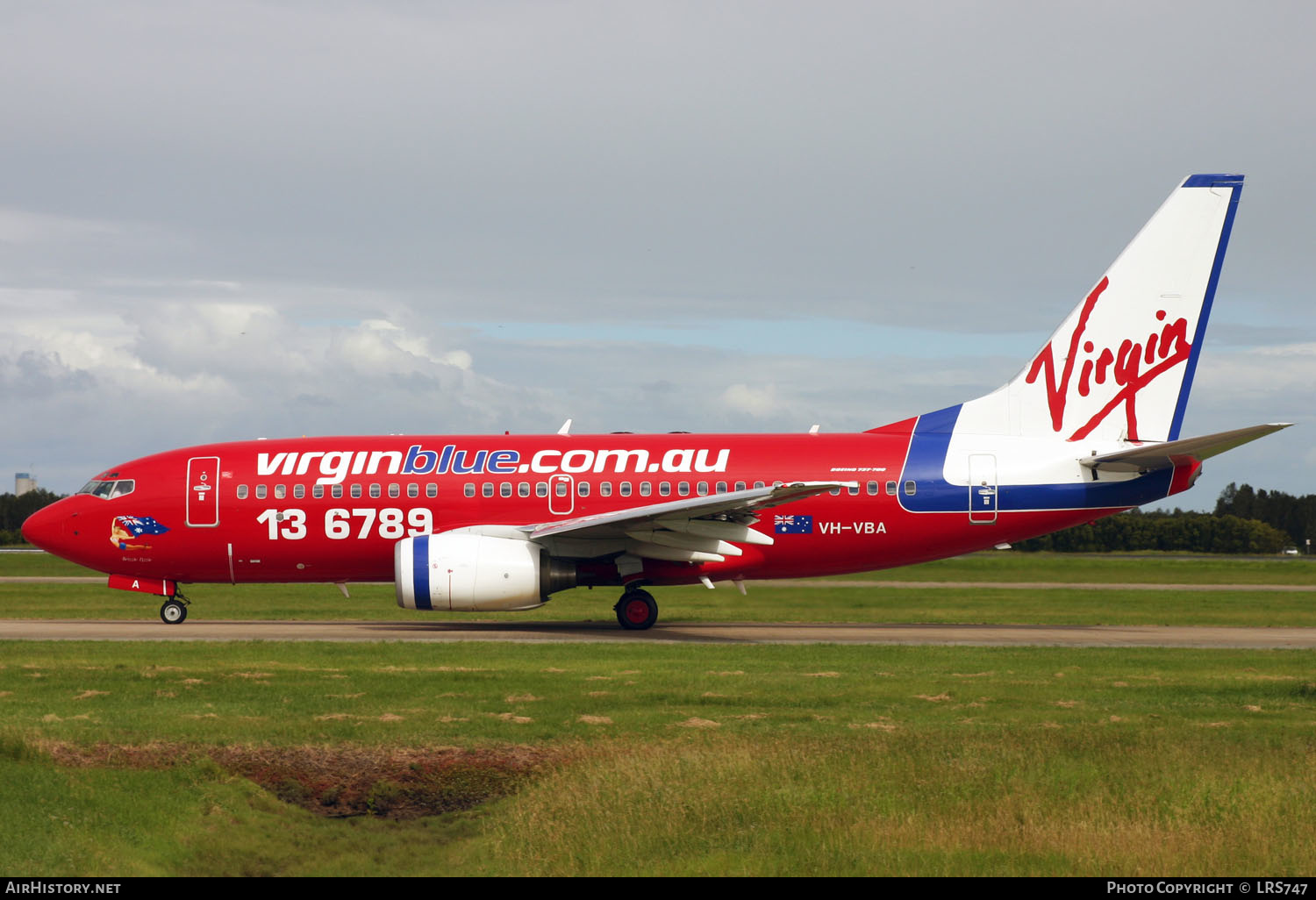 Aircraft Photo of VH-VBA | Boeing 737-7Q8 | Virgin Blue Airlines | AirHistory.net #296684