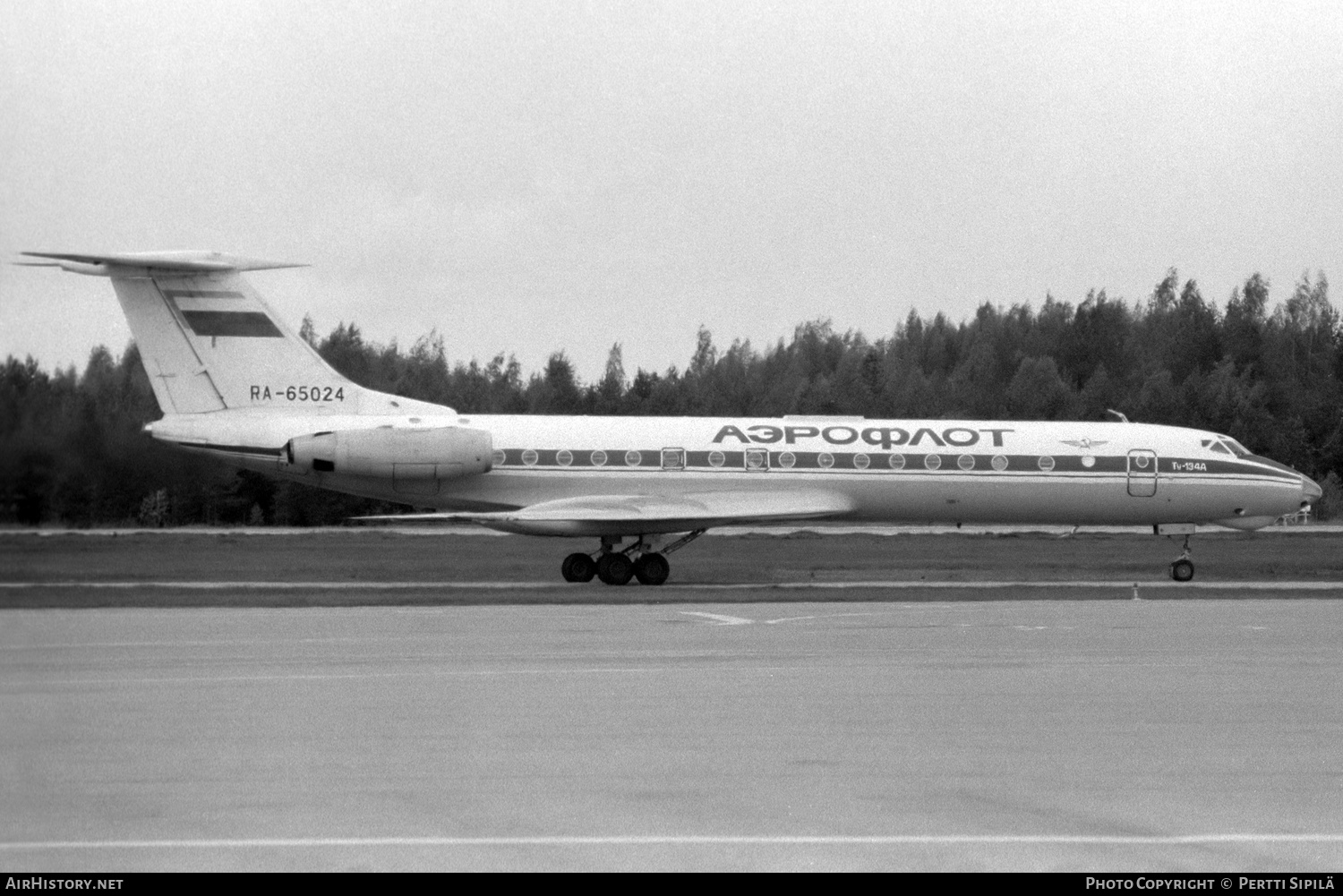 Aircraft Photo of RA-65024 | Tupolev Tu-134A | Aeroflot | AirHistory.net #296707